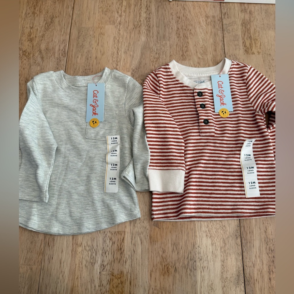 Cat & Jack Kids Long Sleeve Tees